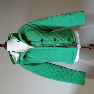 Calvin Klein Green Quilted Puffer Jacket